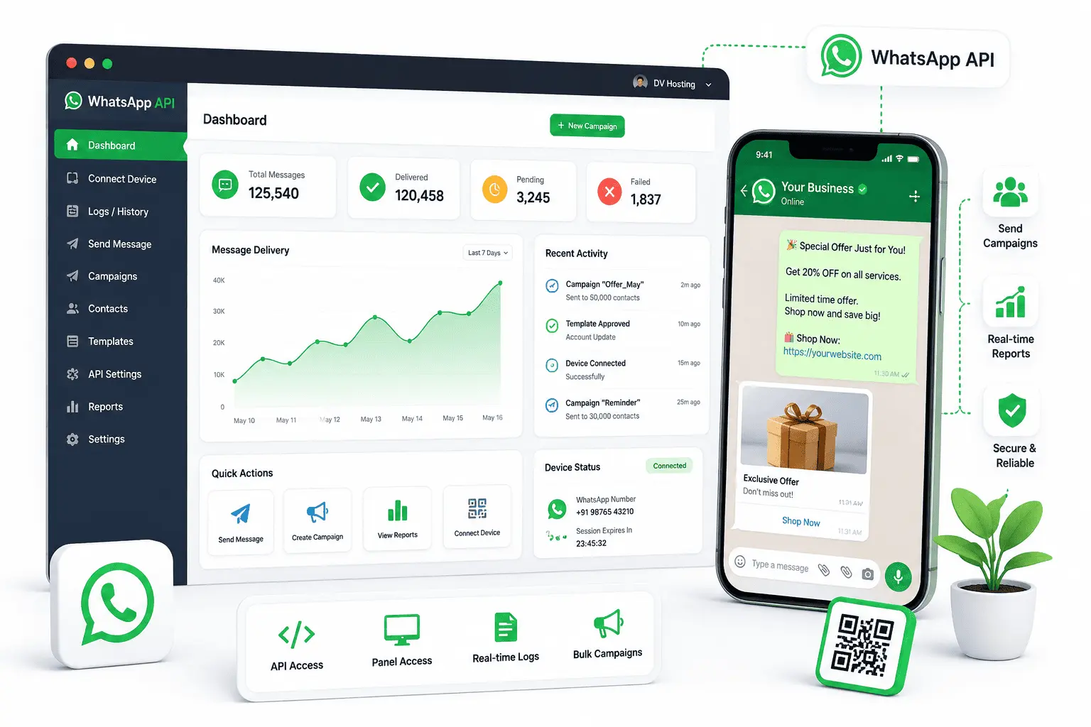 DV Connect WhatsApp Business API